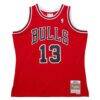 Joakim Noah Chicago Bulls Mitchell & Ness 2013/14 Hardwood Classics Swingman Jersey - Red - Side View