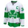 Auston Matthews Toronto Maple Leafs Fashion7 St. Pats Captain Premier Breakaway Player Jersey - White - Side View
