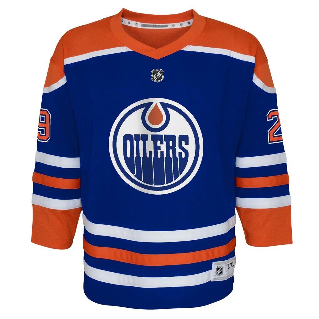 Leon Draisaitl Edmonton Oilers Youth Home Replica Player Jersey - Royal