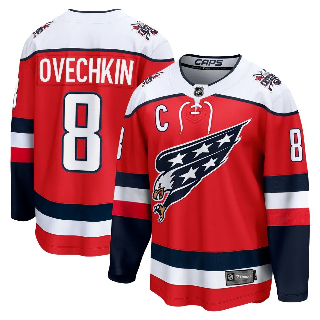 Alexander Ovechkin Washington Capitals Fashion7 Alternate Breakaway Player Jersey
