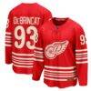 Alex DeBrincat Detroit Red Wings Fashion7 Centennial Breakaway Player Jersey - Red - Front View