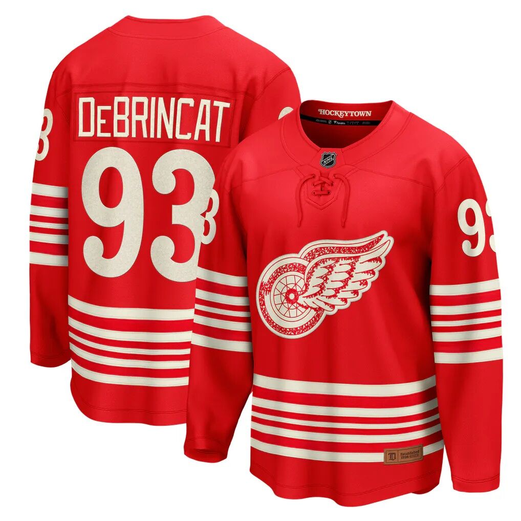 Alex DeBrincat Detroit Red Wings Fashion7 Centennial Breakaway Player Jersey