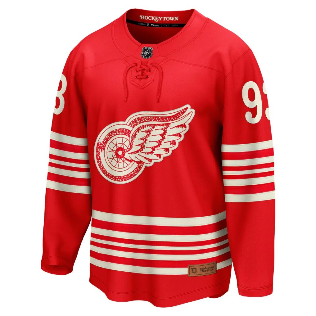 Alex DeBrincat Detroit Red Wings Fashion7 Centennial Breakaway Player Jersey