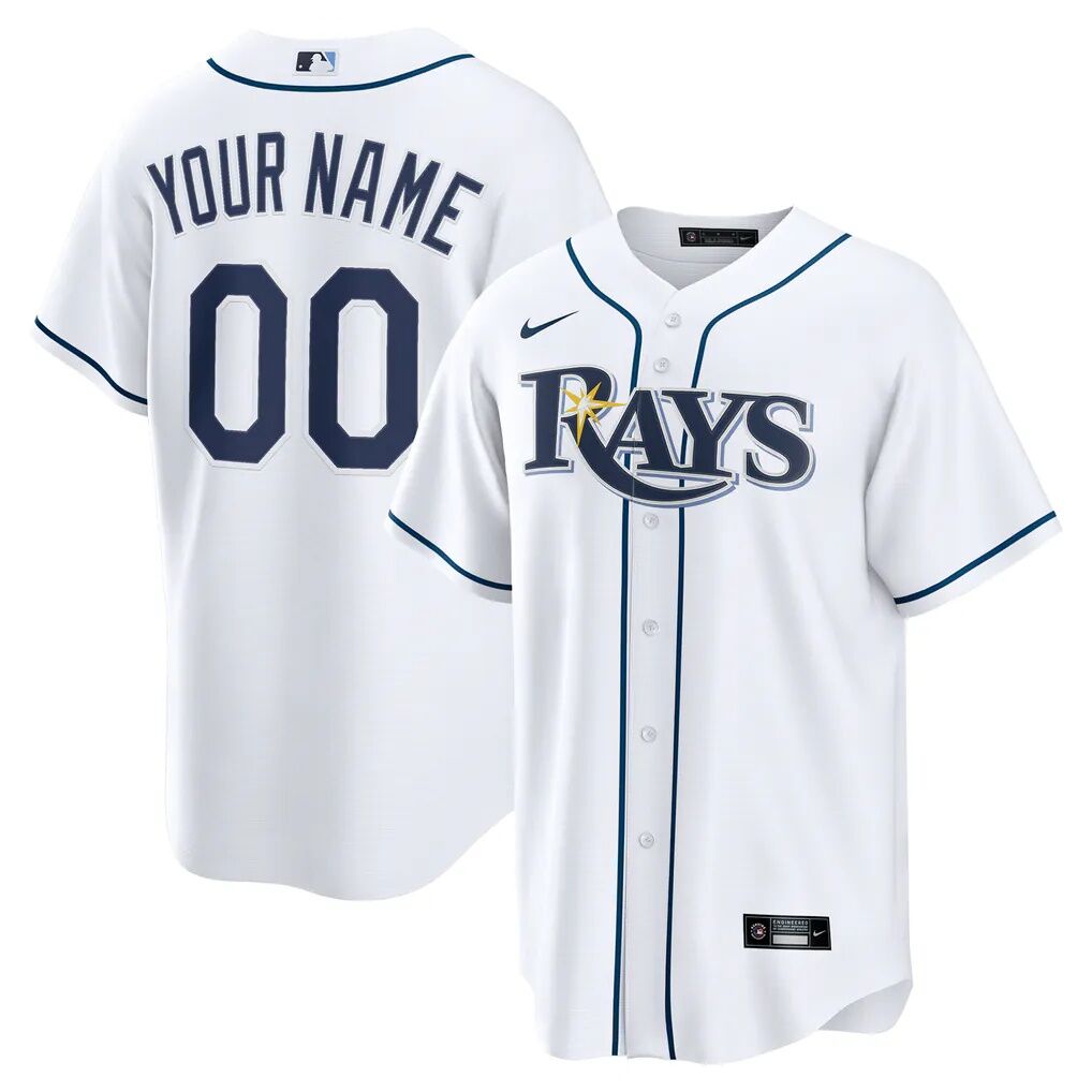 Tampa Bay Rays Nike Home Custom Replica Jersey
