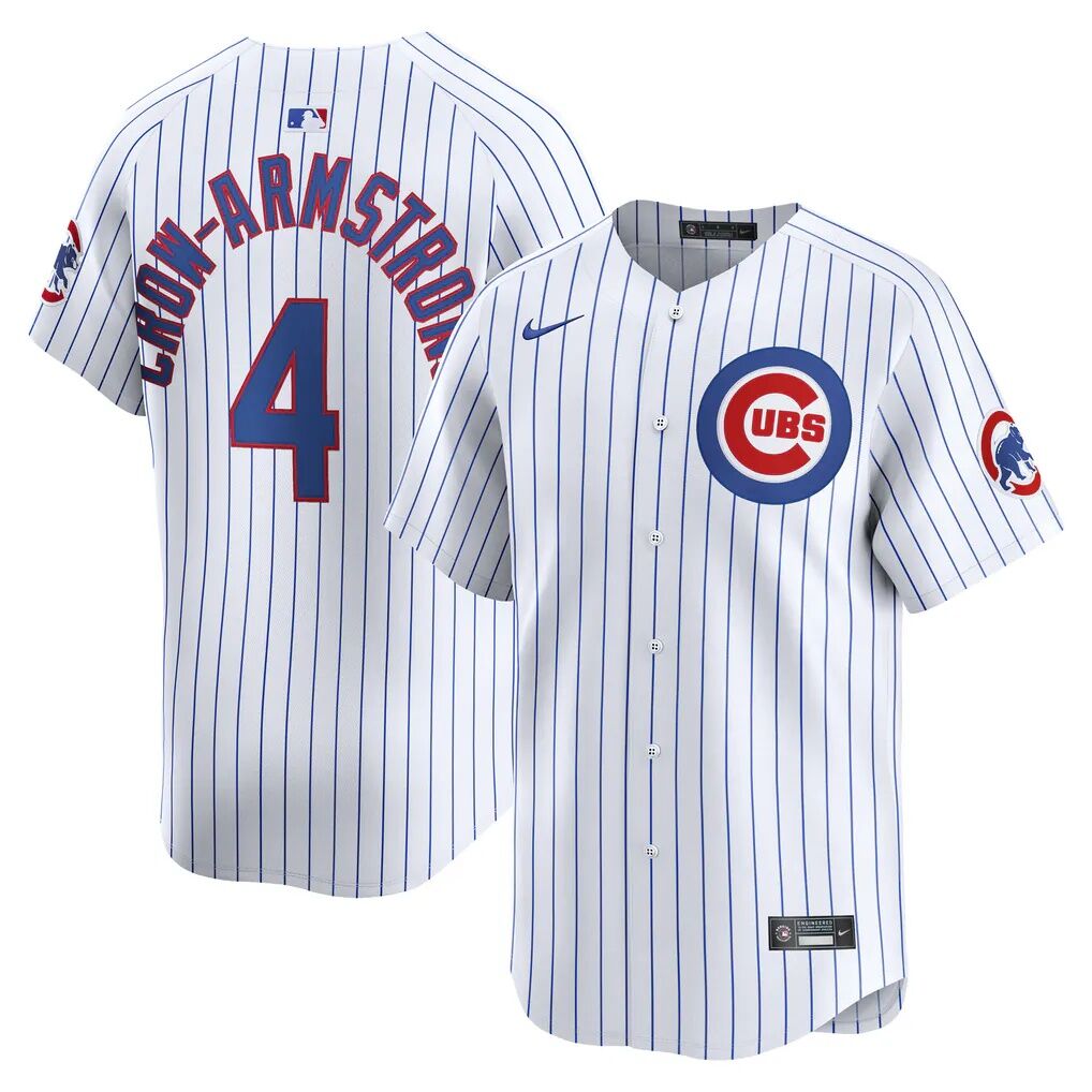 Pete Crow-Armstrong Chicago Cubs Nike Home Limited Jersey