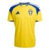 Sweden National Team adidas 2026 Home Replica Jersey - Yellow - Side View