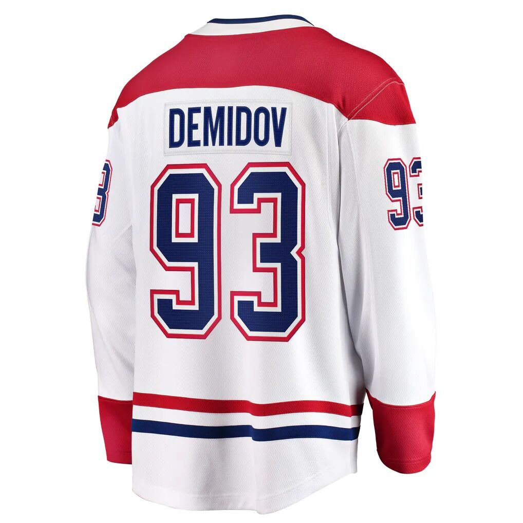 Ivan Demidov Montreal Canadiens Fashion7 Away Breakaway Jersey