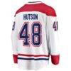 Lane Hutson Montreal Canadiens Fashion7 Away Breakaway Jersey - White - Detail View