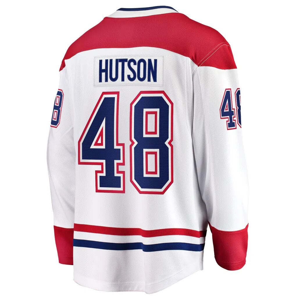 Lane Hutson Montreal Canadiens Fashion7 Away Breakaway Jersey