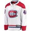 Lane Hutson Montreal Canadiens Fashion7 Away Breakaway Jersey - White - Side View