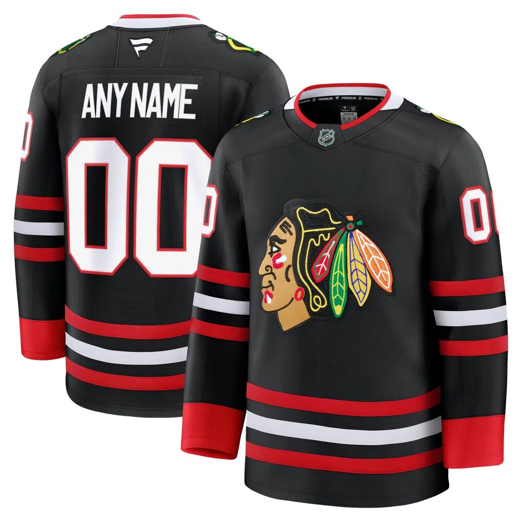 Chicago Blackhawks Fashion7 Alternate Custom Premium Jersey