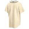 Seattle Mariners Nike Alternate Replica Jersey - Cream - Back View
