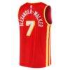 Nickeil Alexander-Walker Atlanta Hawks Fashion7 Youth Fast Break Replica Jersey - Red - - Detail View