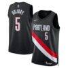 Jrue Holiday Portland Trail Blazers Nike Unisex Swingman Jersey - Black - Front View