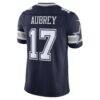 Brandon Aubrey Dallas Cowboys Nike Team Vapor F.U.S.E. Stitched Limited Jersey - Navy - Detail View