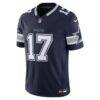 Brandon Aubrey Dallas Cowboys Nike Team Vapor F.U.S.E. Stitched Limited Jersey - Navy - Side View