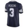George Pickens Dallas Cowboys Nike Team Vapor F.U.S.E. Stitched Limited Jersey - Navy - Detail View