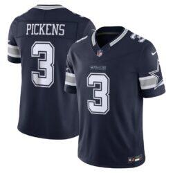 George Pickens Dallas Cowboys Nike Team Vapor F.U.S.E. Stitched Limited Jersey - Navy - Front View