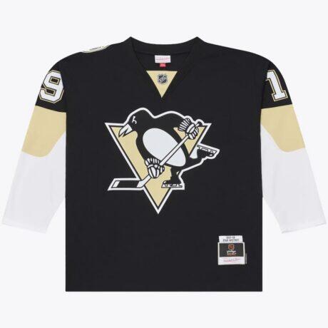 Ryan Whitney Pittsburgh Penguins Mitchell & Ness 2007/08 Power Play Jersey - Black - Side View