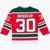 Martin Brodeur New Jersey Devils Mitchell & Ness 2010/11 Power Play Jersey - Red - Detail View