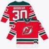 Martin Brodeur New Jersey Devils Mitchell & Ness 2010/11 Power Play Jersey - Red - Front View