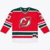 Martin Brodeur New Jersey Devils Mitchell & Ness 2010/11 Power Play Jersey - Red - Side View