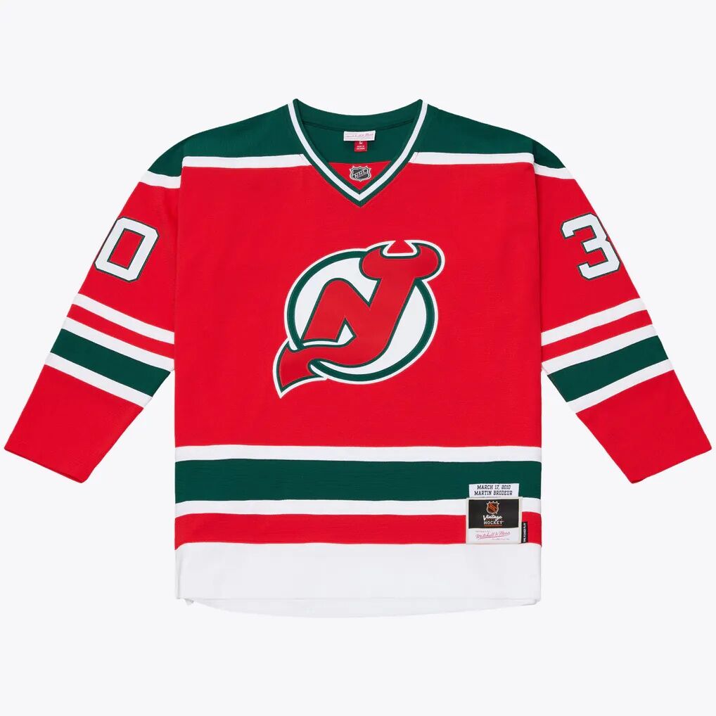Martin Brodeur New Jersey Devils Mitchell & Ness 2010/11  Power Play Jersey
