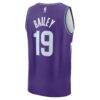 Ace Bailey Utah Jazz Fashion7 Youth Fast Break Replica Jersey - Purple - - Detail View