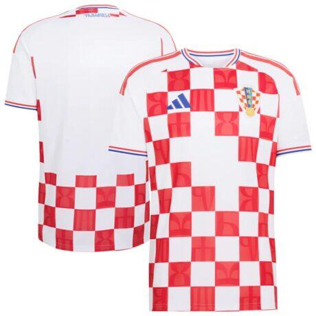 Croatia National Team adidas 2027 Home Replica Jersey - White - Front View