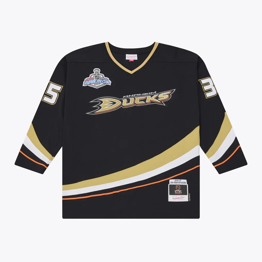 Jean-Sebastien Giguere Anaheim Ducks Mitchell & Ness 2006/07  Stanley Cup Power Play Jersey
