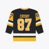 Sidney Crosby Pittsburgh Penguins Mitchell & Ness 2016/17 Power Play Jersey - Black - Detail View