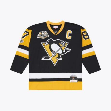 Sidney Crosby Pittsburgh Penguins Mitchell & Ness 2016/17 Power Play Jersey - Black - Side View