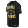 Indiana Pacers New Era Mineral Wash Graphic T-Shirt - Black - Detail View