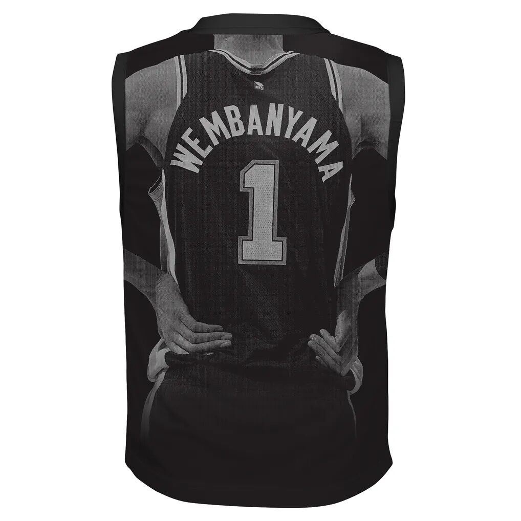 Victor Wembanyama San Antonio Spurs Outerstuff Youth Icon Play Jersey