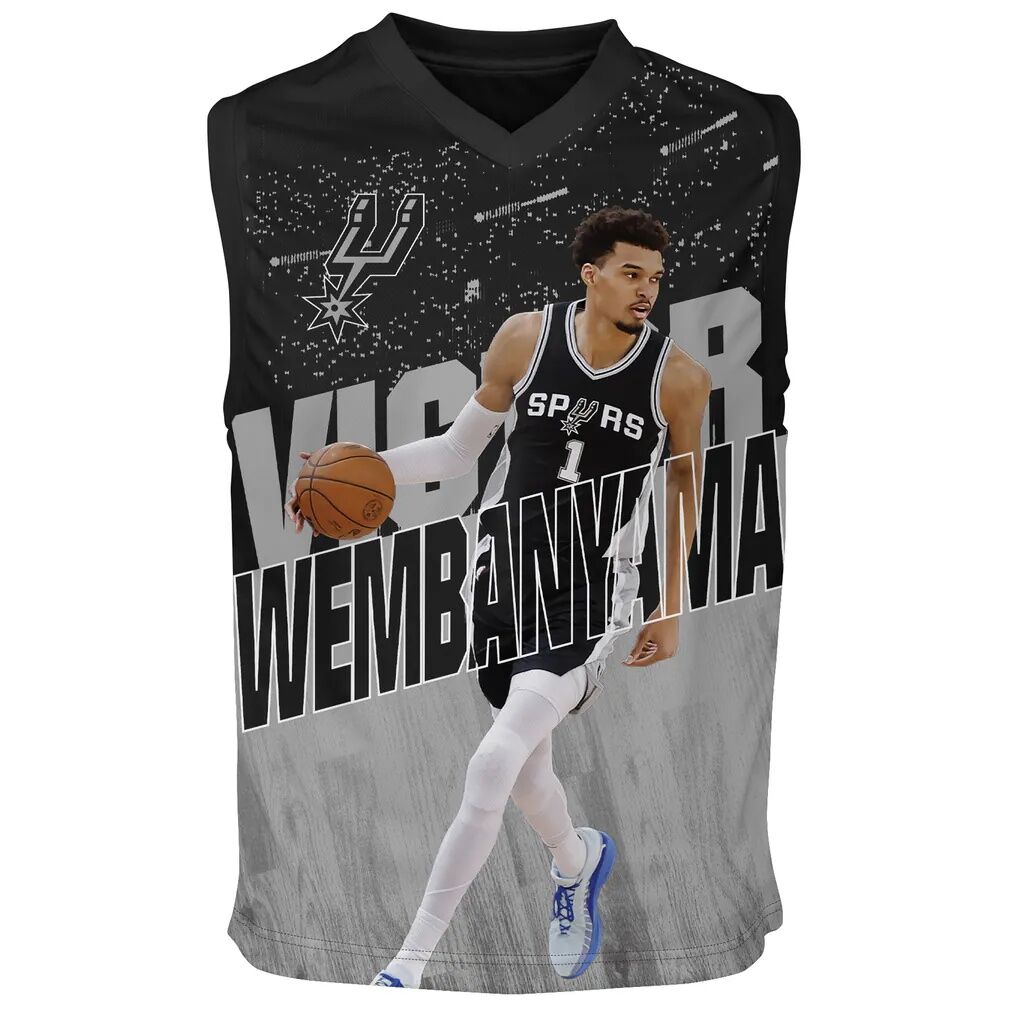 Victor Wembanyama San Antonio Spurs Outerstuff Youth Icon Play Jersey