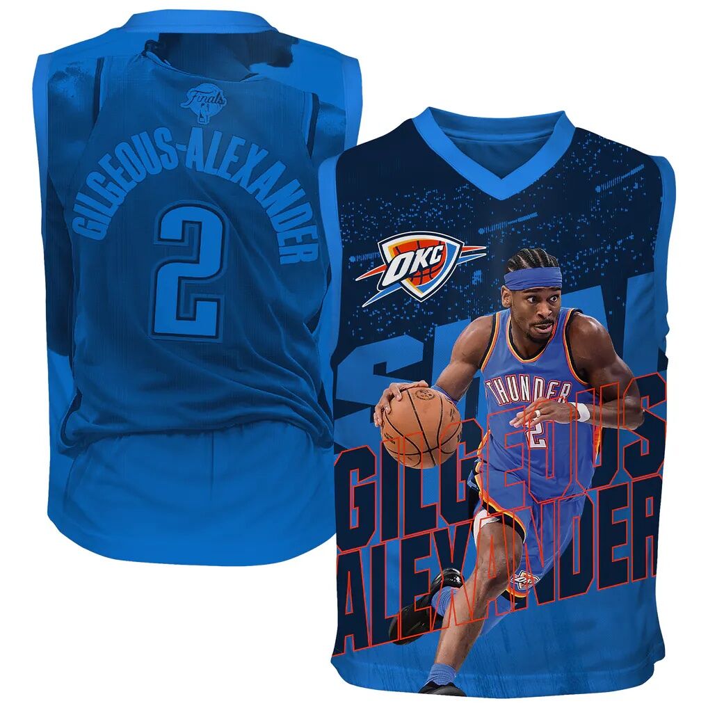 Shai Gilgeous-Alexander Oklahoma City Thunder Outerstuff Youth Icon Play Jersey