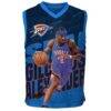 Shai Gilgeous-Alexander Oklahoma City Thunder Outerstuff Youth Icon Play Jersey - Blue - Side View