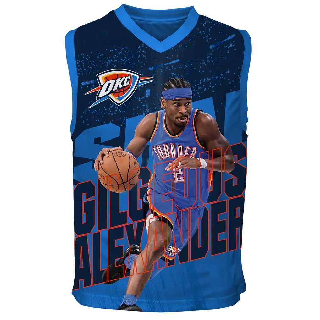 Shai Gilgeous-Alexander Oklahoma City Thunder Outerstuff Youth Icon Play Jersey