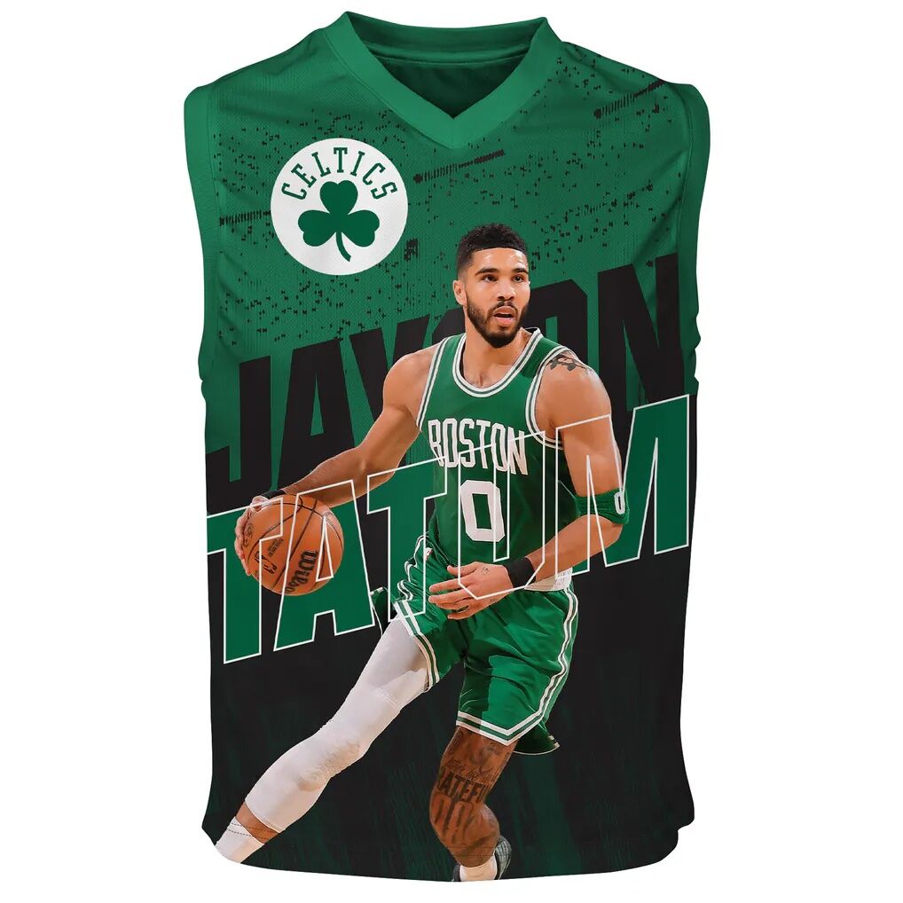 Jayson Tatum Boston Celtics Outerstuff Youth Icon Play Jersey - Kelly Green