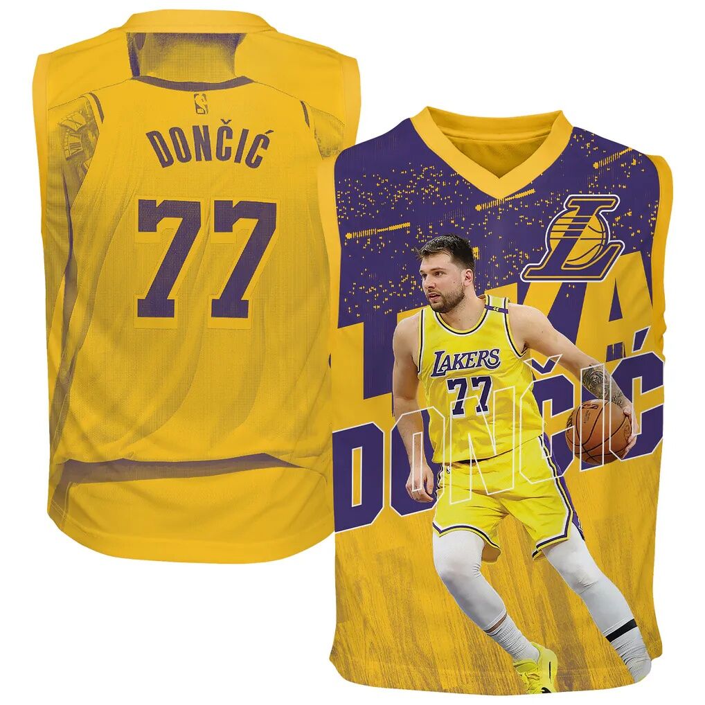 Luka Dončić Los Angeles Lakers Outerstuff Youth Icon Play Jersey