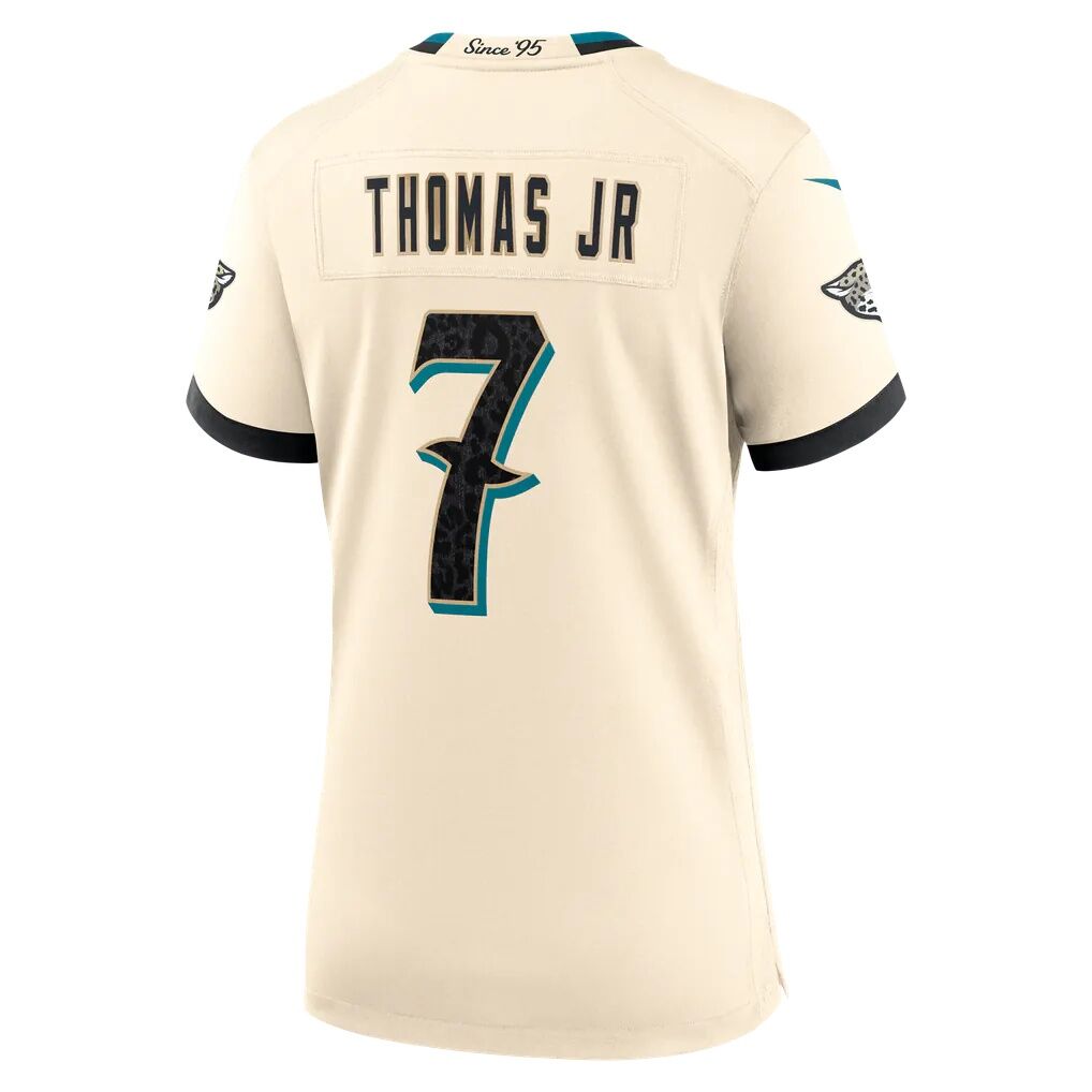 Brian Thomas Jr. Jacksonville Jaguars Nike Women's 2026 Rivalries Collection Game Jersey - Natural