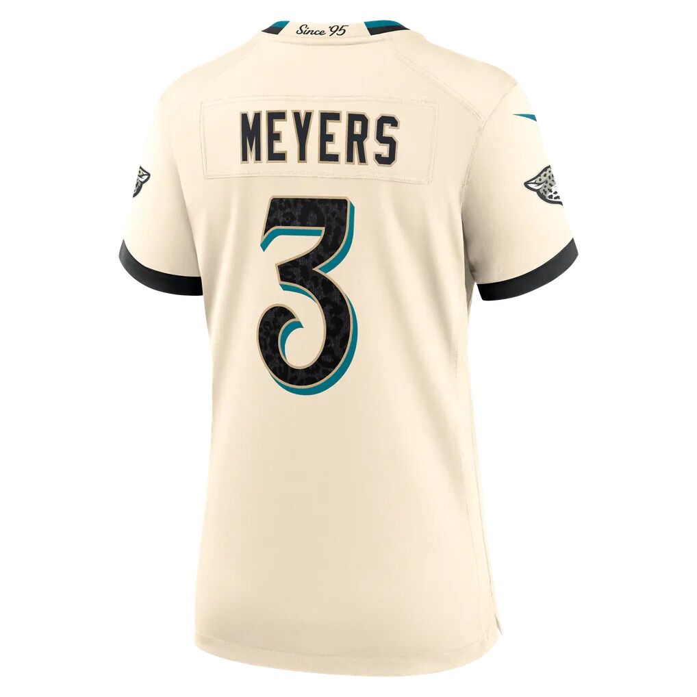 Jakobi Meyers Jacksonville Jaguars Nike Women's 2026 Rivalries Collection Game Jersey - Natural