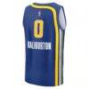 Tyrese Haliburton Indiana Pacers Fashion7 Fast Break Jersey - Classic Edition - - Detail View