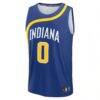 Tyrese Haliburton Indiana Pacers Fashion7 Fast Break Jersey - Classic Edition - - Side View