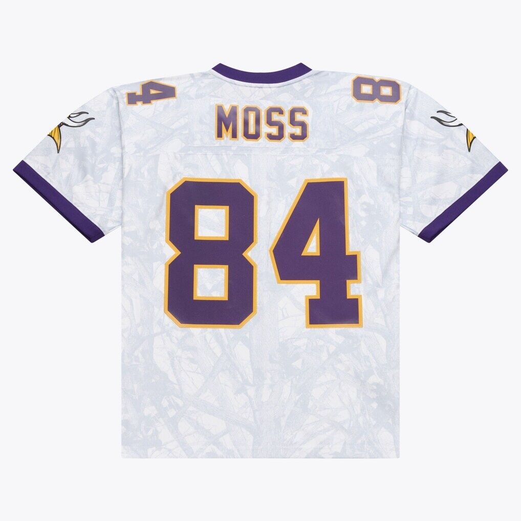 Randy Moss Minnesota Vikings Mitchell & Ness 1998 Ghosted Retired Player Jersey