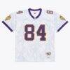 Randy Moss Minnesota Vikings Mitchell & Ness 1998 Ghosted Retired Player Jersey - White - Side View