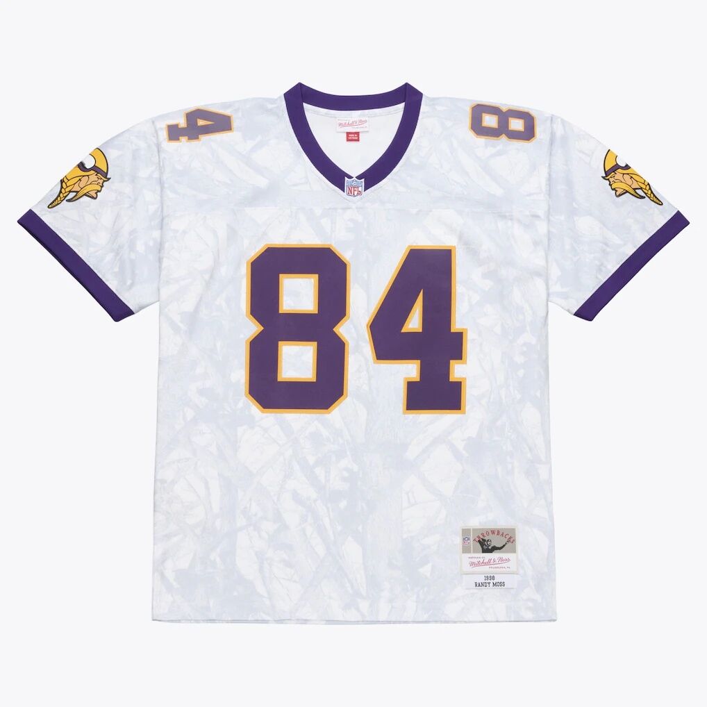 Randy Moss Minnesota Vikings Mitchell & Ness 1998 Ghosted Retired Player Jersey