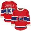Cole Caufield Montreal Canadiens Outerstuff Youth 2026 NHL Heritage Classic Premier Player Jersey - Red - Front View