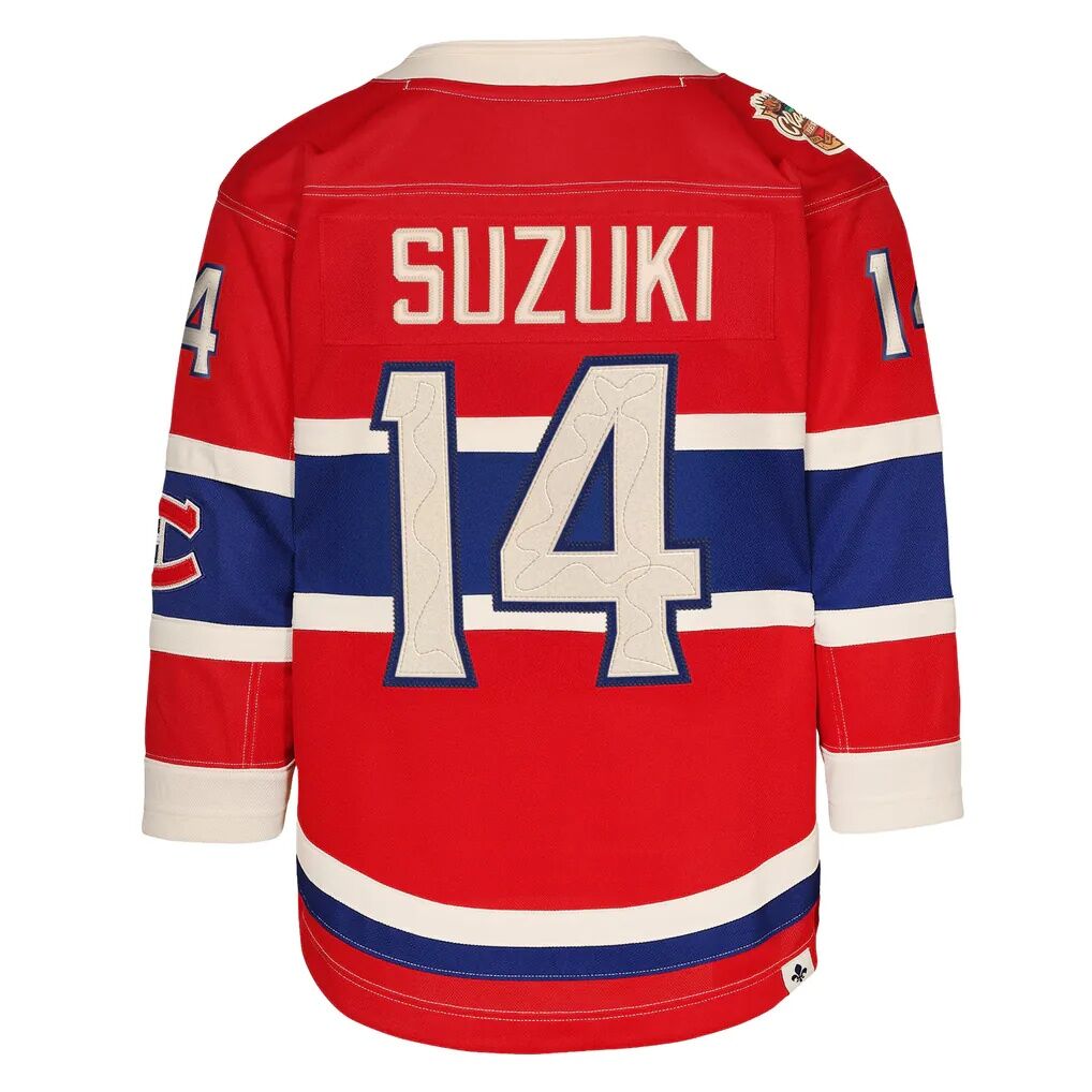 Nick Suzuki Montreal Canadiens Outerstuff Youth 2026 NHL Heritage Classic Premier Player Jersey