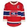 Nick Suzuki Montreal Canadiens Outerstuff Youth 2026 NHL Heritage Classic Premier Player Jersey - Red - Side View